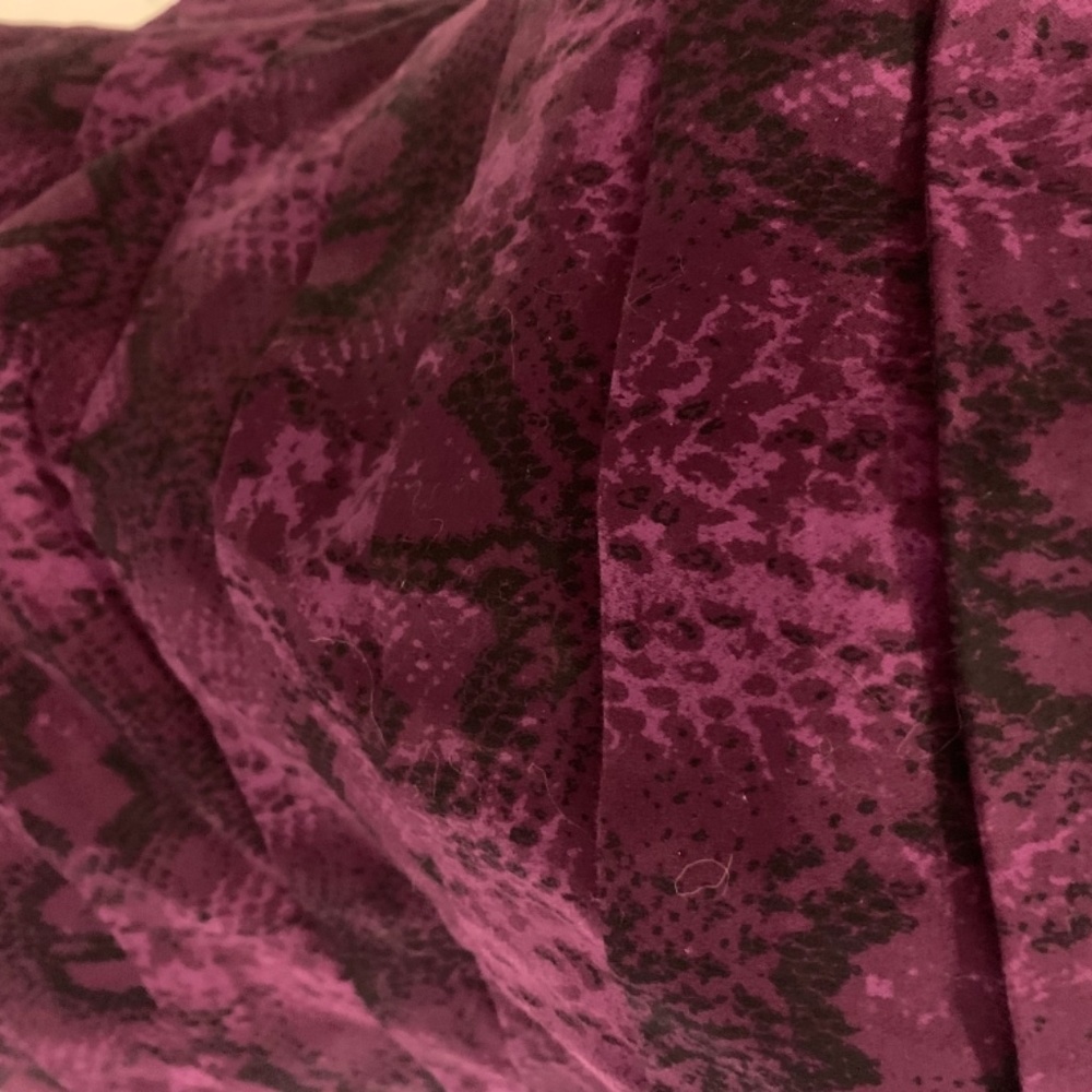 Purple Snake Print Layered bustier - Picture 3 of 5